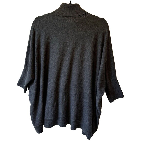 MICHAEL Michael Kors Sweater Turtleneck Medium Y2K Oversized Dolman Cotton Blend - Picture 6 of 12